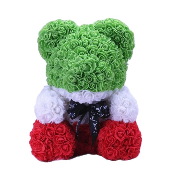 Teddy Bear Rose - Artificial Flowers Rose Bear for Women Valentines Wedding Gift