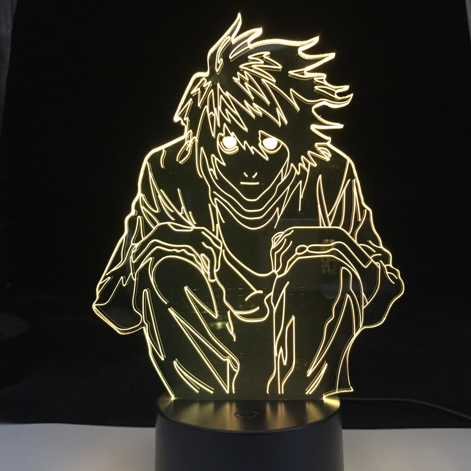 Manga Death Note L Figure Led Night Light