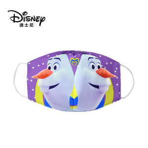 Frozen Washable Cotton Face Masks for Children Anti-Dust Protective Masks for Boys & Girls
