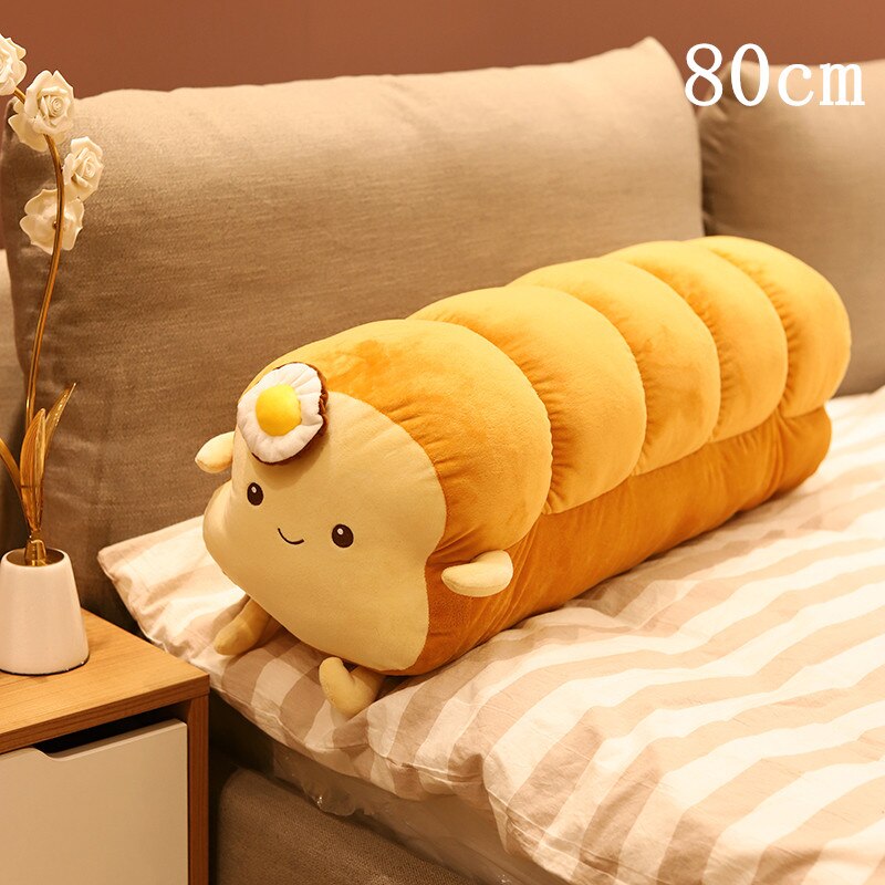 Creative Poached Egg Bread Toast Plush Pillows And Cushion Kids Toy Birthday Gift