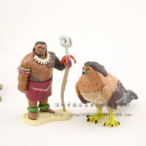 Moana Characters Collectible Figure Toy Bundle Gift for Kids