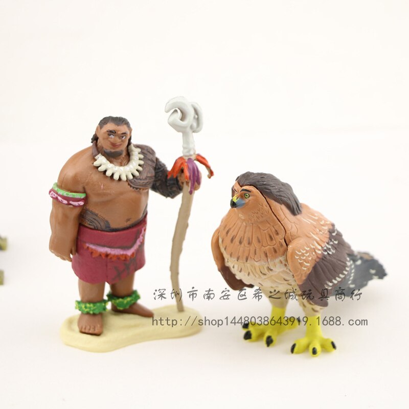 Moana Characters Collectible Figure Toy Bundle Gift for Kids