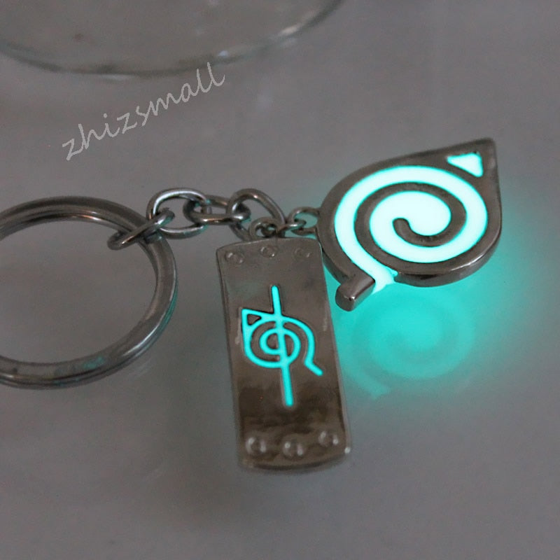 Naruto's Konoha Logo Anime Keychain