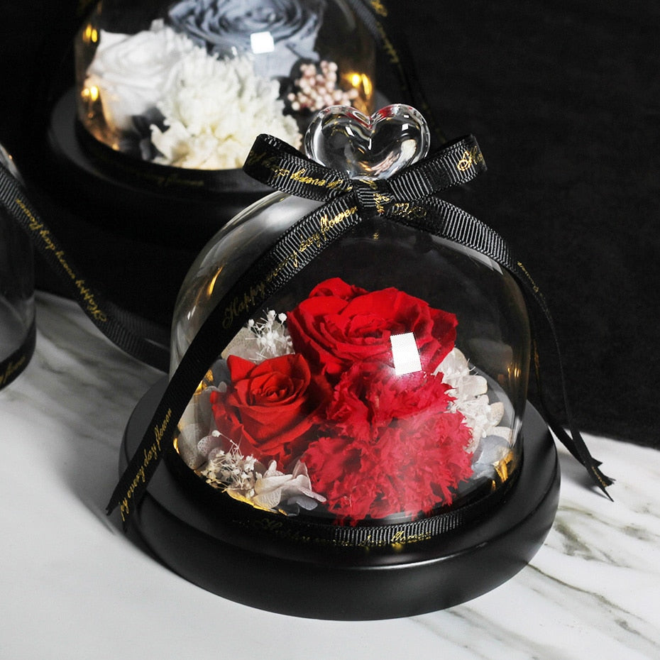 The Beauty and Beast Eternal Rose Anniversary Gift