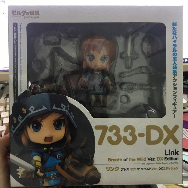 THE LEGEND OF ZELDA BREATH OF THE WILD FIGURINE NENDOROID ZELDA BREATH OF  THE WILD VER. 10 CM