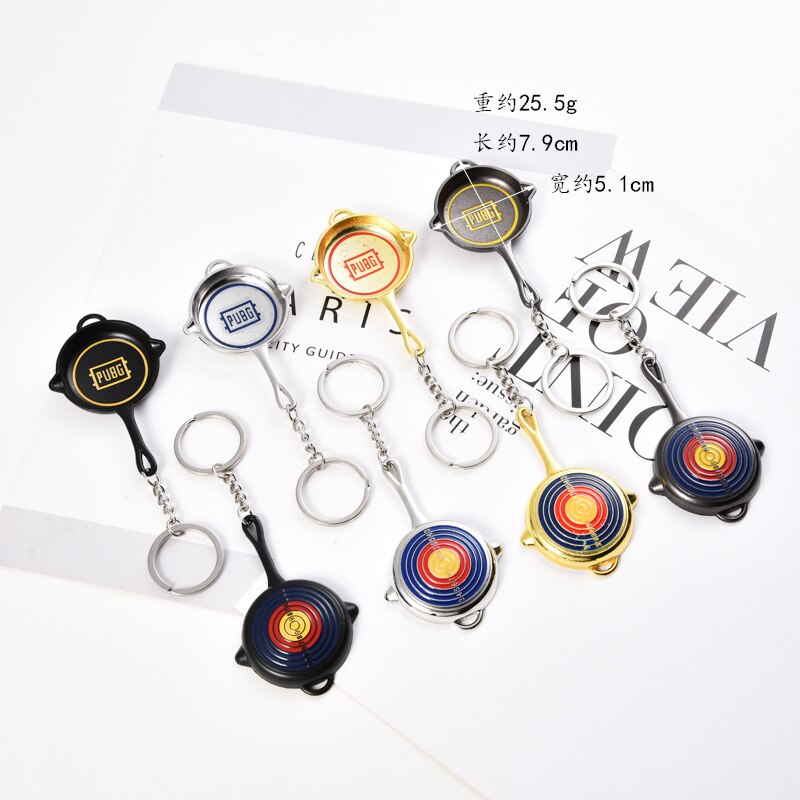 Iconic Video Game PUBG Collectible Design Keychains