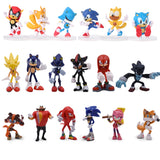 Popular Sonic the Hedgehog Character PVC Action Figure Toys For Children