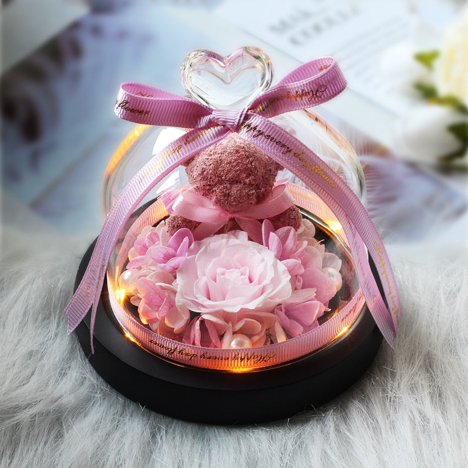 The Beauty and Beast Eternal Rose Anniversary Gift