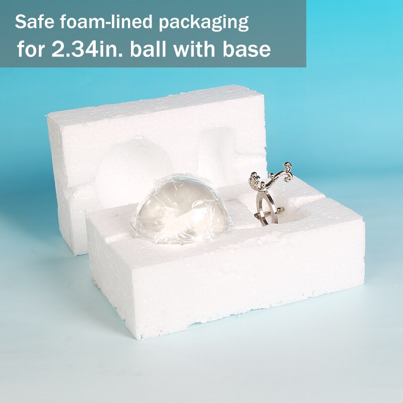 3D Moon Crystal Ball LED Base Laser Engraved Glass Globe Home Decoration Crystal Craft Sphere Ornament 8cm
