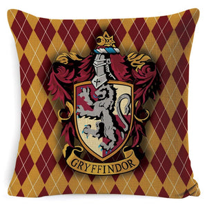 Decorative Harry Potter Cushion Cover Cotton Linen Pillowcase 45x45cm