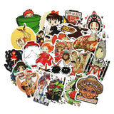 Collectible Studio Ghibli Animation Cute Stationery Character  Stickers For Car, Laptop, Notebook, Luggage and more Cute Memorable Gifts - 1 set 50 stickers