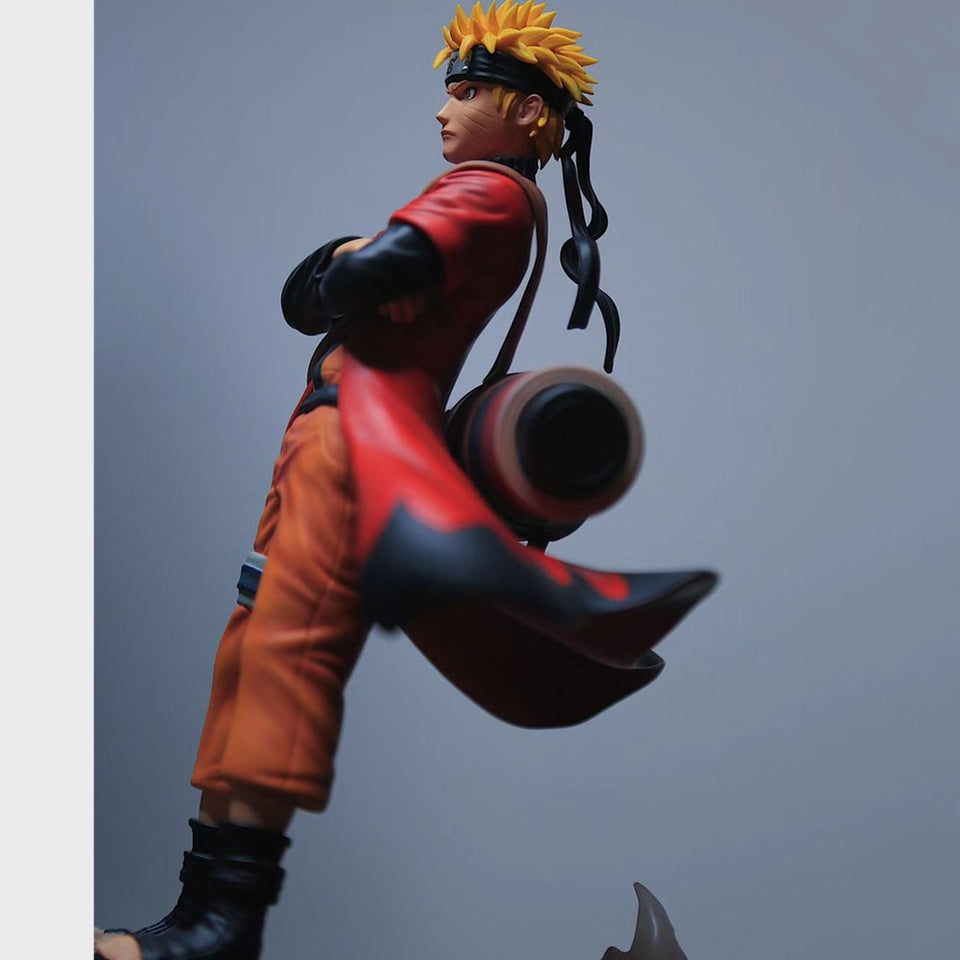 Uzumaki Naruto Sage Mode Anime Action Figures - PVC Toys for Naruto Shippuden Figurine Collector