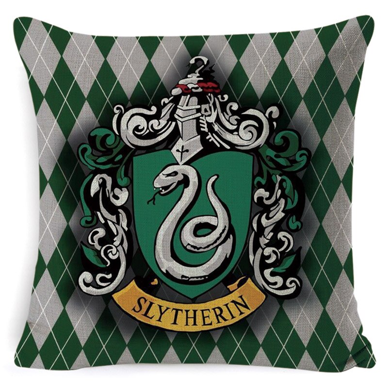 Decorative Harry Potter Cushion Cover Cotton Linen Pillowcase 45x45cm