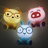 Adorable Glowing Animal Night Lamps - Cute Surprise Gift for Home Decor