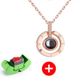 Love Apple Jewelry Green Box - Rose Flower Gift Boxes