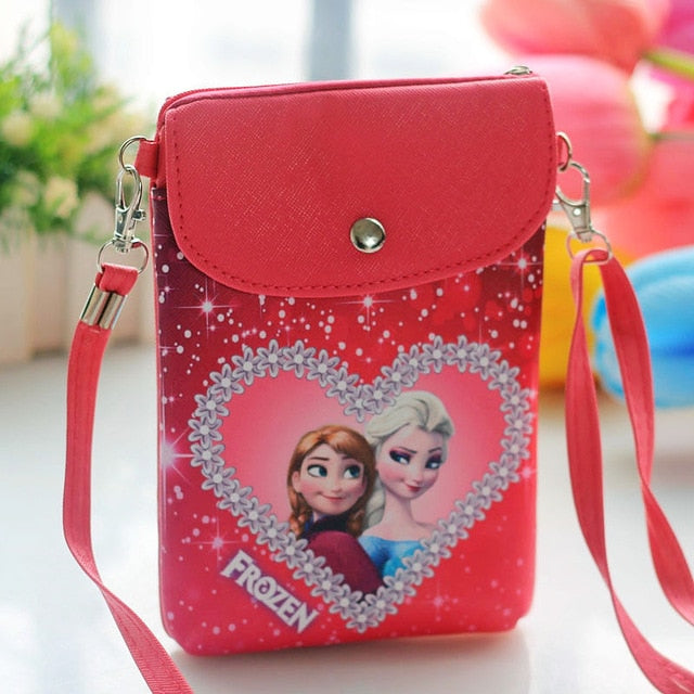 Frozen 2 Princess Messenger Leather Bag Cute Snack Bag Gift for Girls