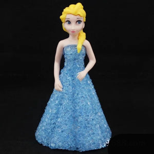 Frozen's Elsa LED Colorful Lights Gradient Crystal Night Light - LED Lamp Princess Figurine Christmas Decor Holiday Gift