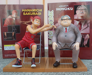 Anime Slam Dunk - Coach Anzai & Hanamichi Sakuragi Collectible Figure Toys