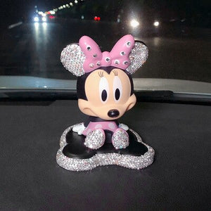 Mickey & Minnie Mouse Shake Head Doll for Car Accessories