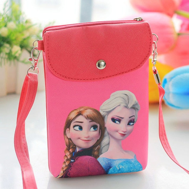 Frozen 2 Princess Messenger Leather Bag Cute Snack Bag Gift for Girls