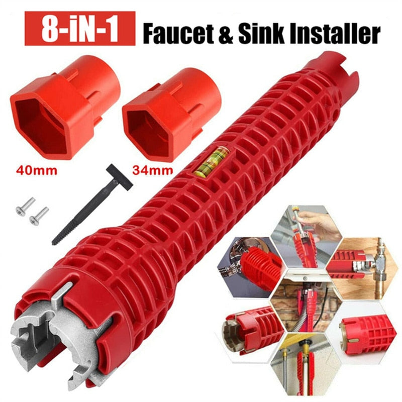 8 In 1 Multifunction Sink Installer Wrench