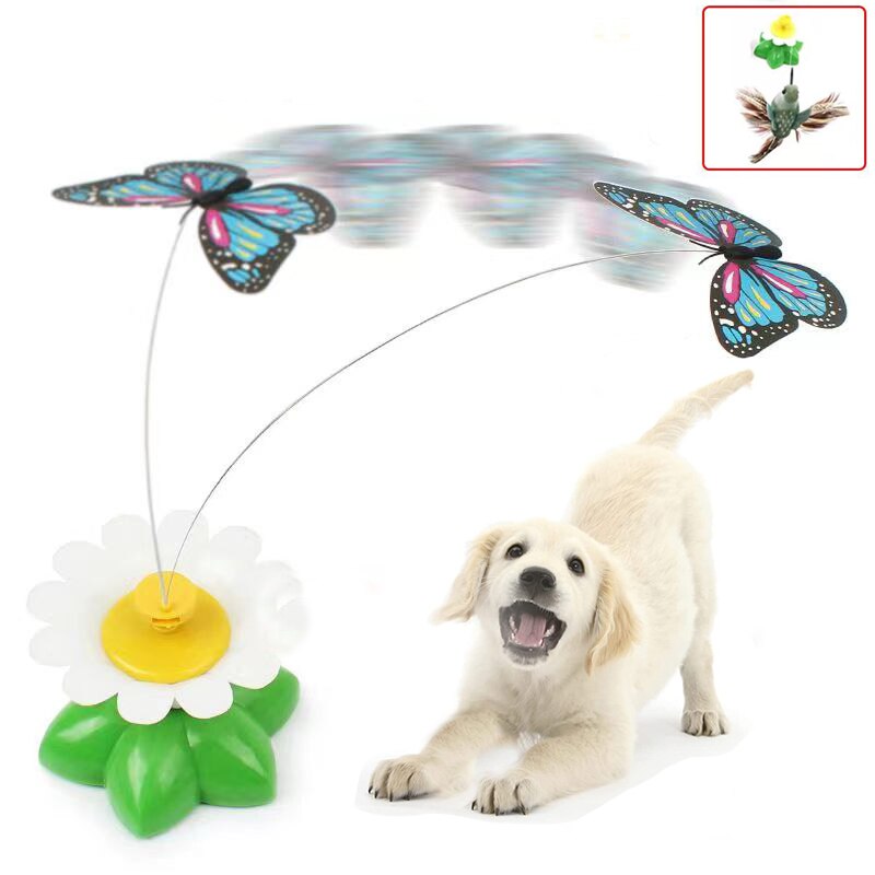 Funny Electric Flower Moving Pet Toys