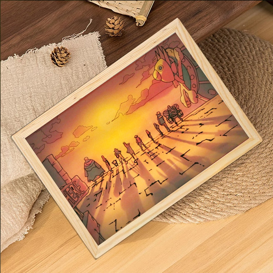 One Piece Luminous Hanging Painting Frame