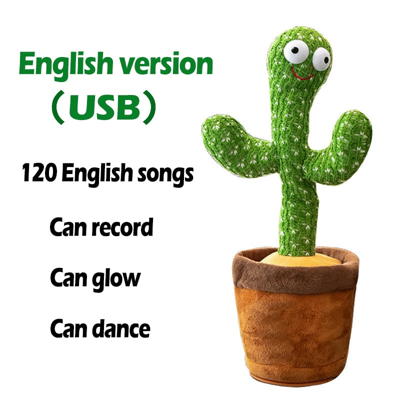 Repeat Talking Dancing Cactus Toy