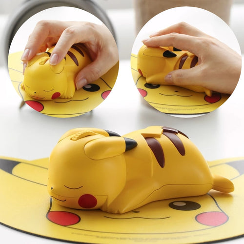 Pikachu Pokemon Figurine Wireless Mouse