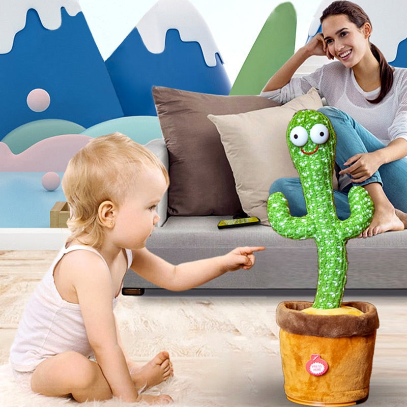 Repeat Talking Dancing Cactus Toy