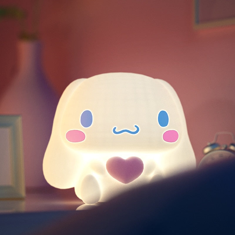Kawaii Cartoon Sanrio Cinnamonroll Silicone Lamp