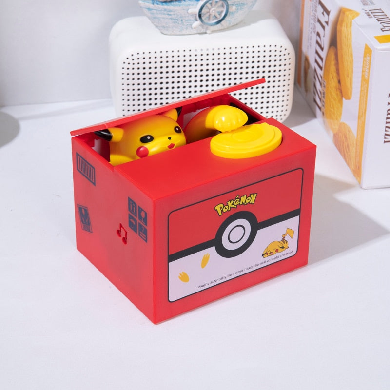 Pikachu Pokemon Action Figure Piggy Bank