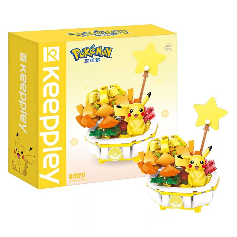 Pokemon Anime Potted Plants Building Blocks