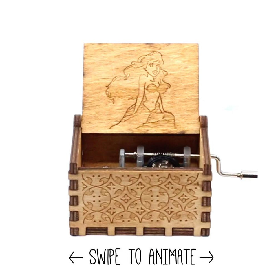 The Little Mermaid Disney Ariel - "Under The Sea" Music Box Chest