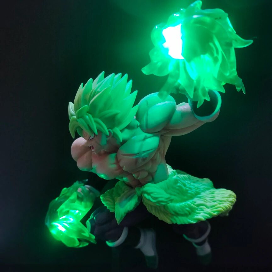 Dragon Ball Z Broly LED Effect Collectible Action Figure Toys