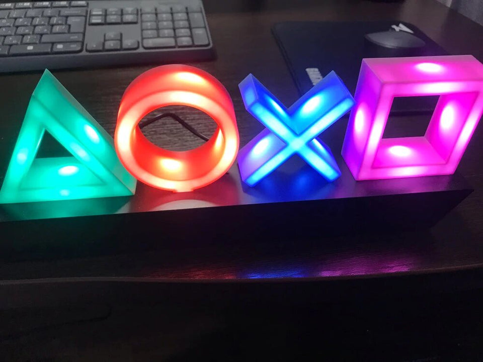 Pro Gamer Vibe LED Night Light PS4 Mood Flash Lamp