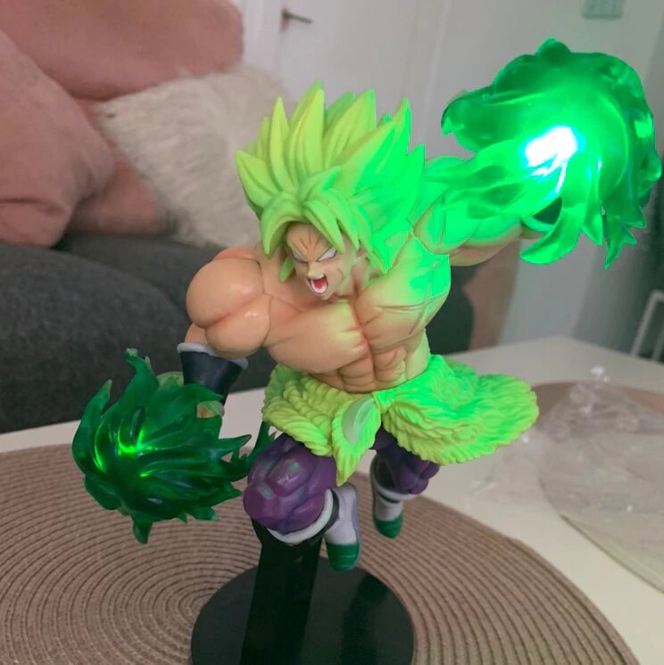 Dragon Ball Z Broly LED Effect Collectible Action Figure Toys