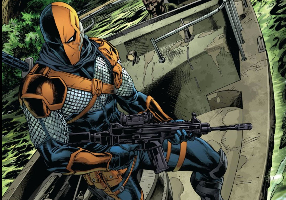 DC Comic's Deathstroke Collectible Action Figure Model Toy - Surprise Gift for DC Fans and Kids