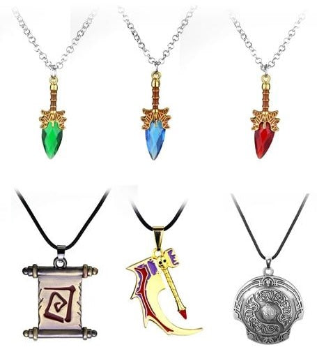 Collectible DOTA 2 Gamer Identity Necklace