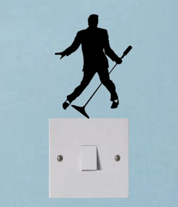 Elvis Presley Silhouette  Sticker