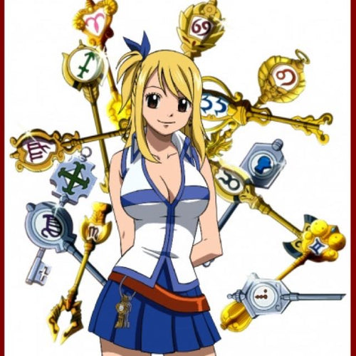 Fairy Tail Lucy Heartfilia's Collectible Celestial Spirit Keys