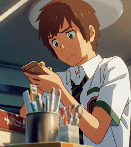 Your Name (Kimi no Nawa) Body Switch Acrylic Stand Figure Gifts (14cm)