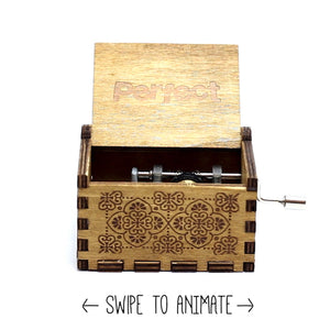Ed Sheeran "Perfect" Divide Album "Shape Of You" Music Box Chest