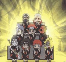 Anime Naruto Shippuden's Akatsuki Collectible PVC Action Figure  Toy Gifts