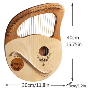 24 Strings - Wooden Harp